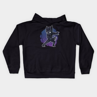 Black Panther Chibi Kids Hoodie